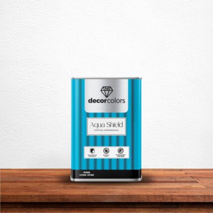 Tinta Emborrachada Impermeável Aqua Shield - Decor Colors - Branco, 21,5kg