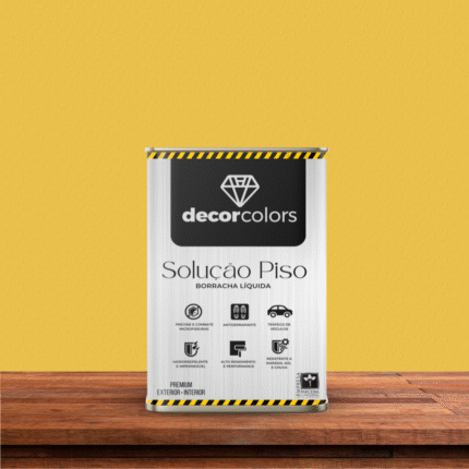 Tinta Solução Piso Premium - Decor Colors - Amarelo Demarcação, 18 L