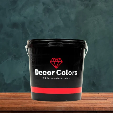 Cimento Queimado Rústico - Decor Colors - Esmeralda - 5kg